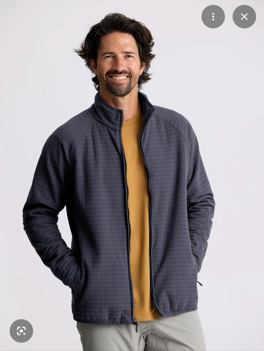NWT Mens Freefly Gridback Fleece Jacket